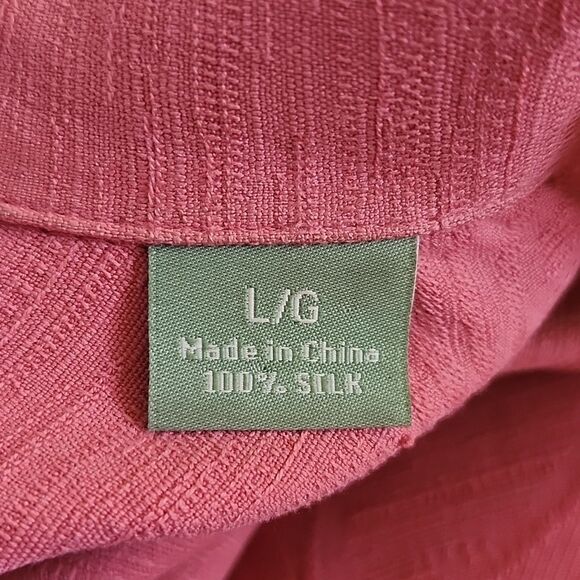 Tommy Bahama 100% Silk Shirt - Picture 6 of 8